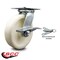 Service Caster 8 Inch Nylon Caster with Roller Bearing and Brake/Swivel Lock SCC-35S820-NYR-SLB-BSL - alternate 2